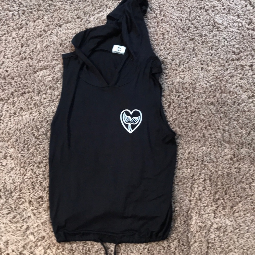 Juniors Hooded mermaid tank